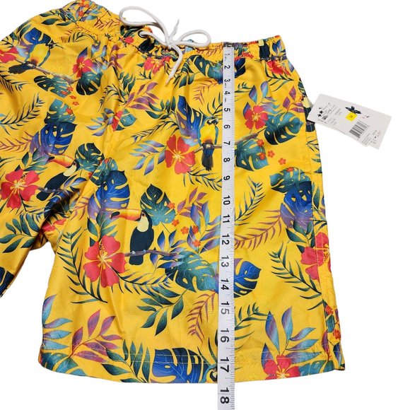 US Surf Club Parrot Tropical Swim Trunks - Men - Size Medium - NWT - Picture 6 of 7